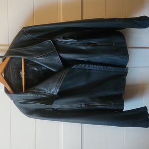 Sam Edelman Dark Green Leather Jacket